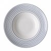 Laura Ashley BLUEPRINT - talerz do spaghetti 27,5 cm - CANDY STRIPE	